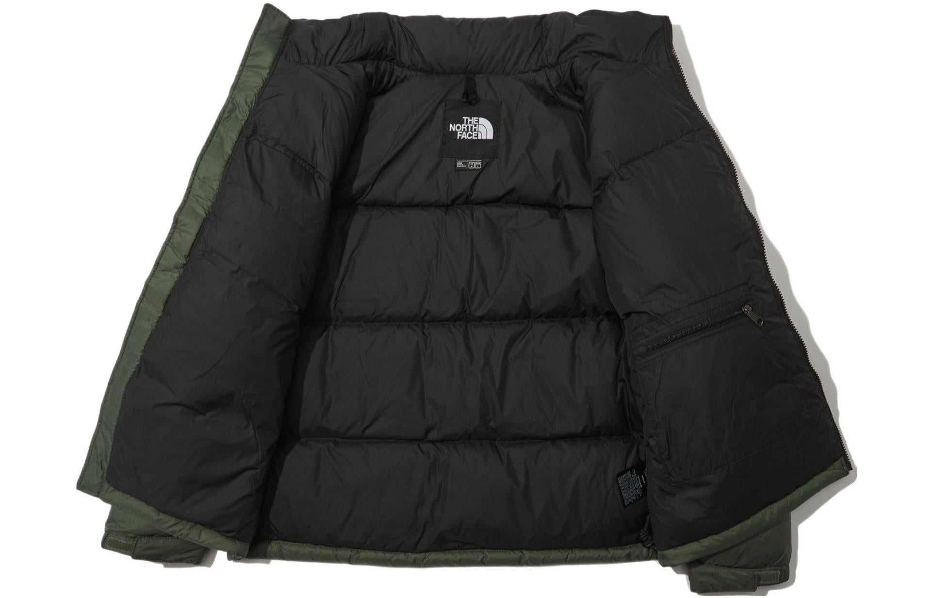 THE NORTH FACE FW221996 Eco Nuptse Jacket Asia Sizing 'Green Black' NJ1DN90C