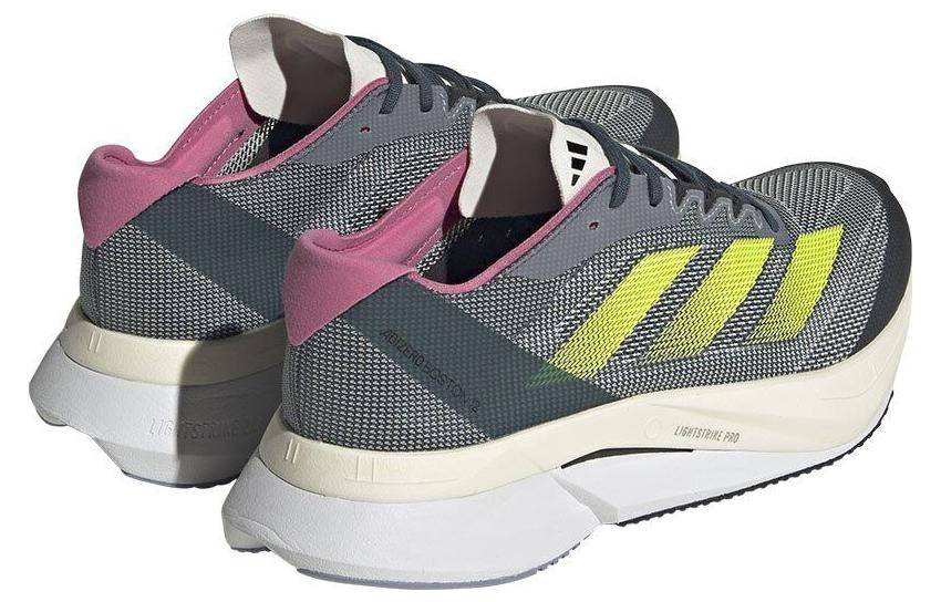 (WMNS) adidas Adizero Boston 12 'Arctic Night Lucid Lemon' ID6898