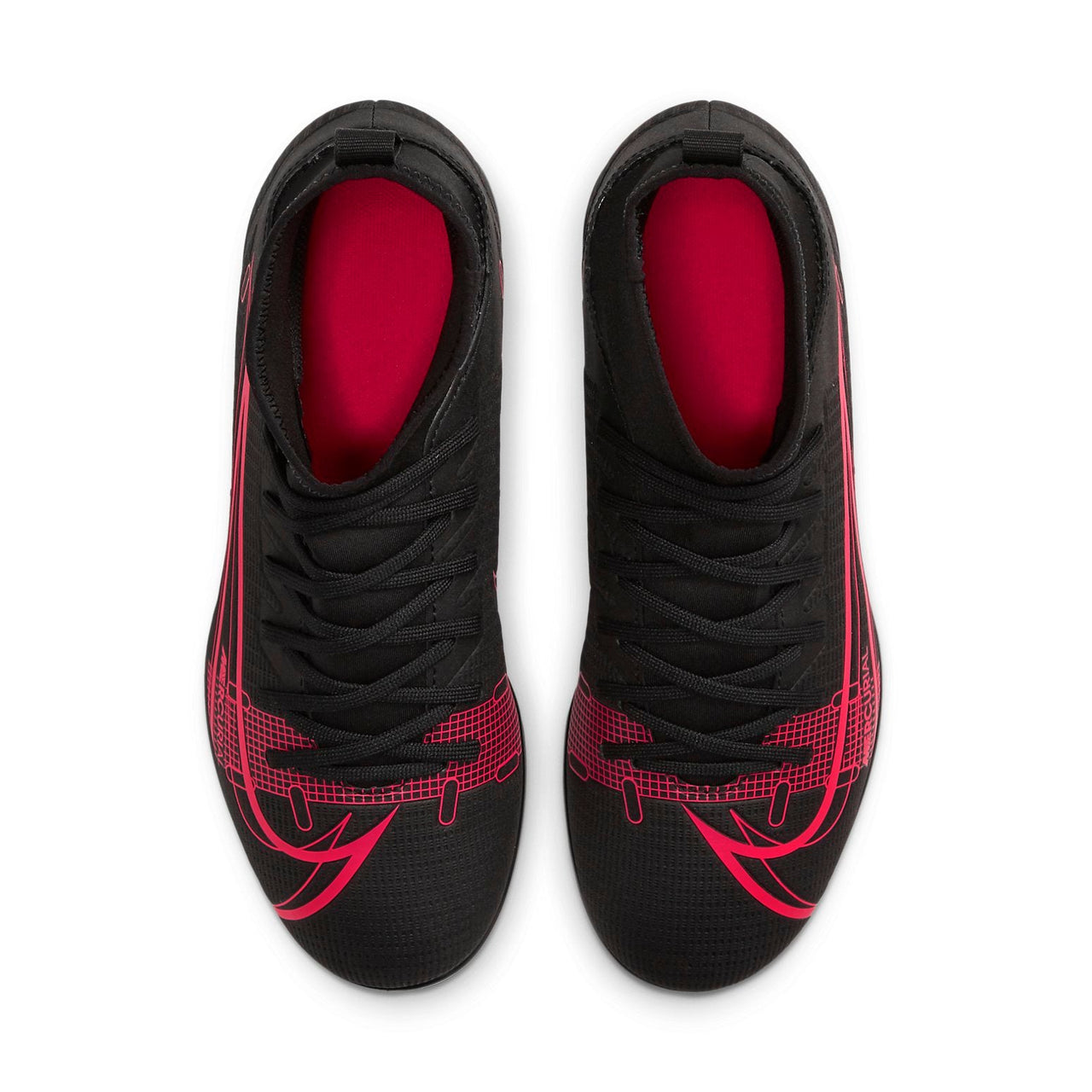(GS) Nike JR Mercurial Superfly 8 Club MG 'Black Red' CV0790-090