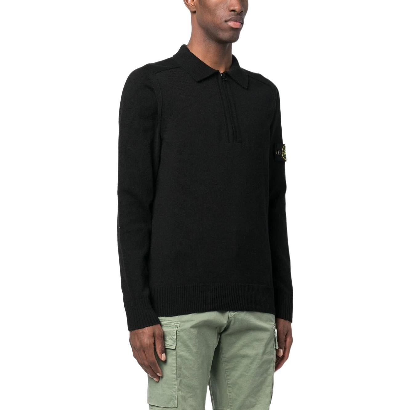 STONE ISLAND Patch Sweater 'Black' 7815529D3-V0029