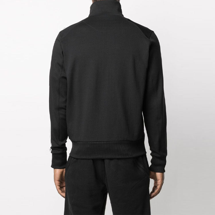 Y-3 SS21 Solid Color Stripe Sports Zipper Jacket Black H16347