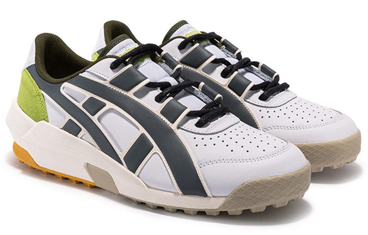 Onitsuka Tiger Big Logo Trainer 'White Grey Green' 1183B766-100