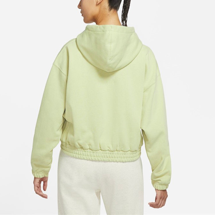 (WMNS) Air Jordan Casual Knit Loose hoodie Short 'Green' DD6999-371