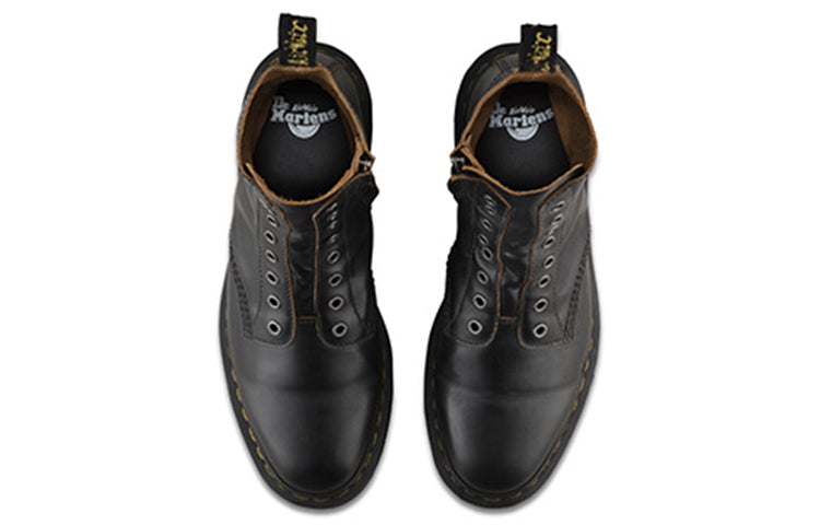 Dr. Martens 1460 Laceless Martin boots Couple Style Black 24555001