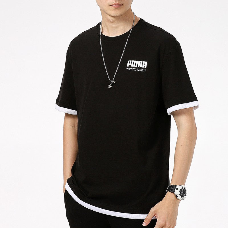PUMA Summer Court T-Shirt 'Black' 845862-01