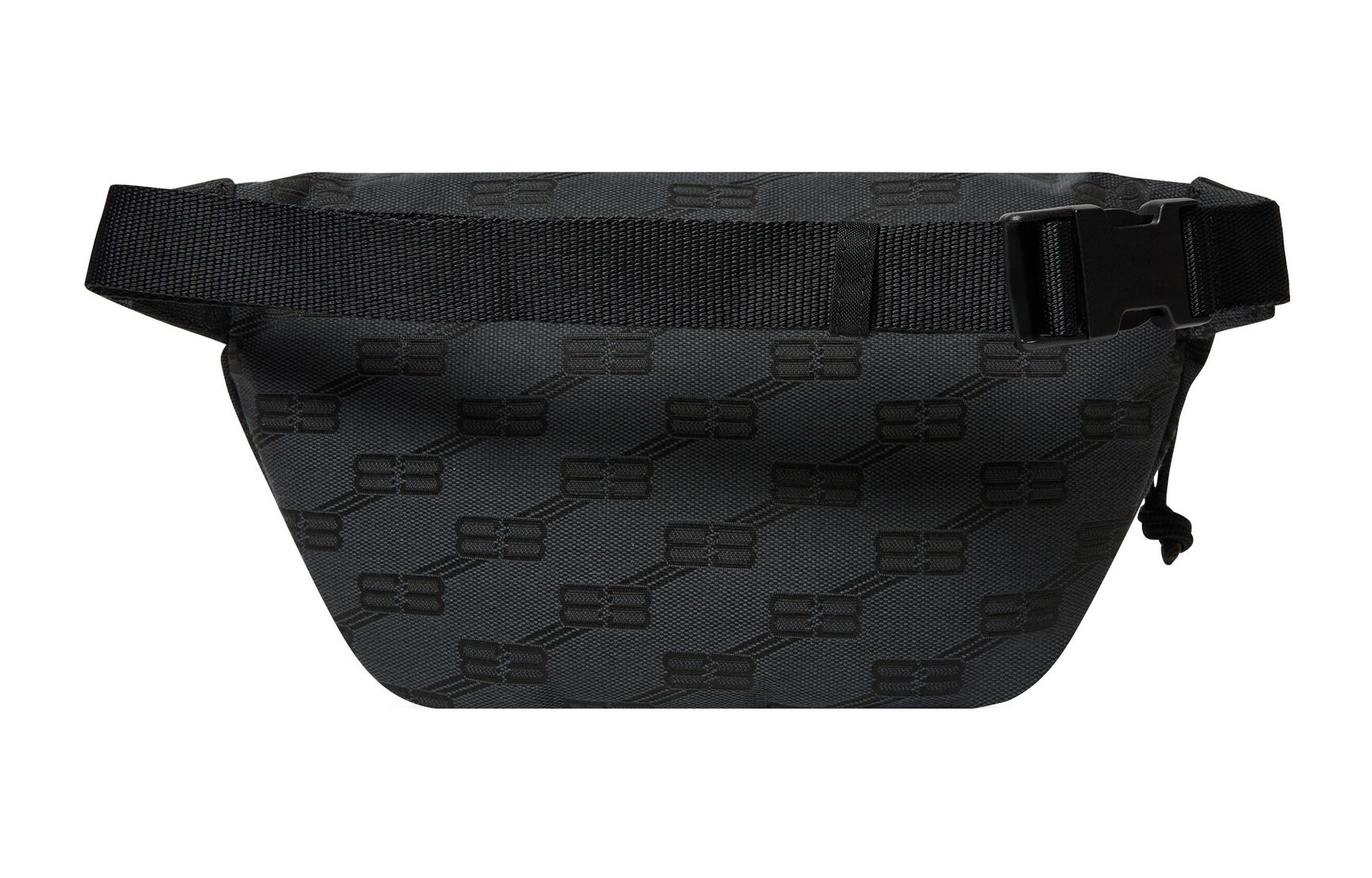 Balenciaga Signature Medium Beltpack Bb Monogram Jacquard Canvas 'Black' 713042210HH1061