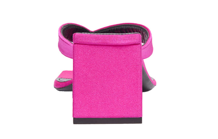 (WMNS) Balenciaga Double Square Flip Toe Design High Heels Sandals Pink 603525W04ZK5666