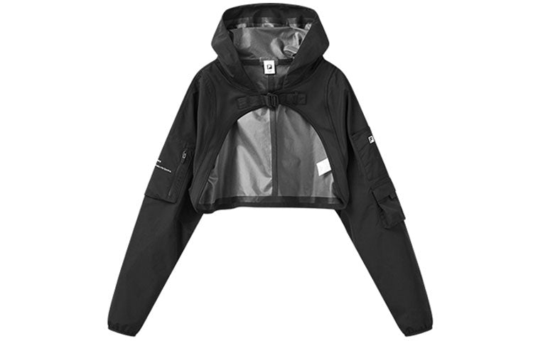 (WMNS) FILA Sports 2-Way hooded Jacket 'Black' A11W111704F-BK