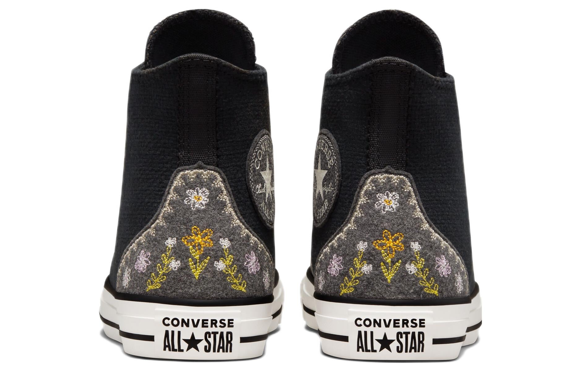 (WMNS) Converse Chuck Taylor All Star High 'Autumn Embroidery Black' A05066C