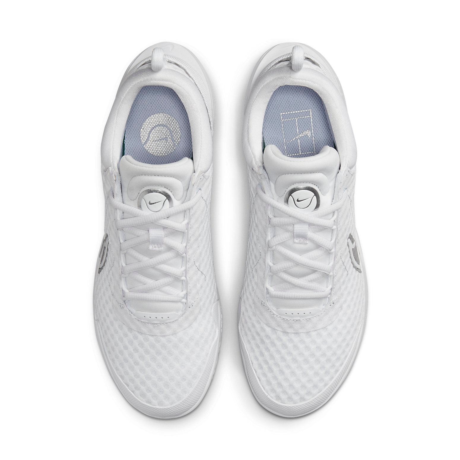 (WMNS) Nike Court Zoom Pro 'White Metallic Silver' DH0990-101