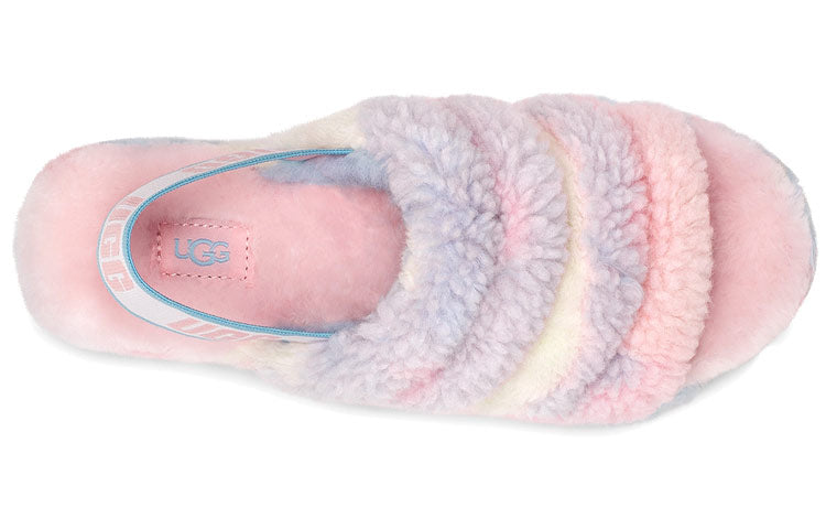 (WMNS) UGG Fluff Yeah Slide Cali Collage 1120070-PSTR