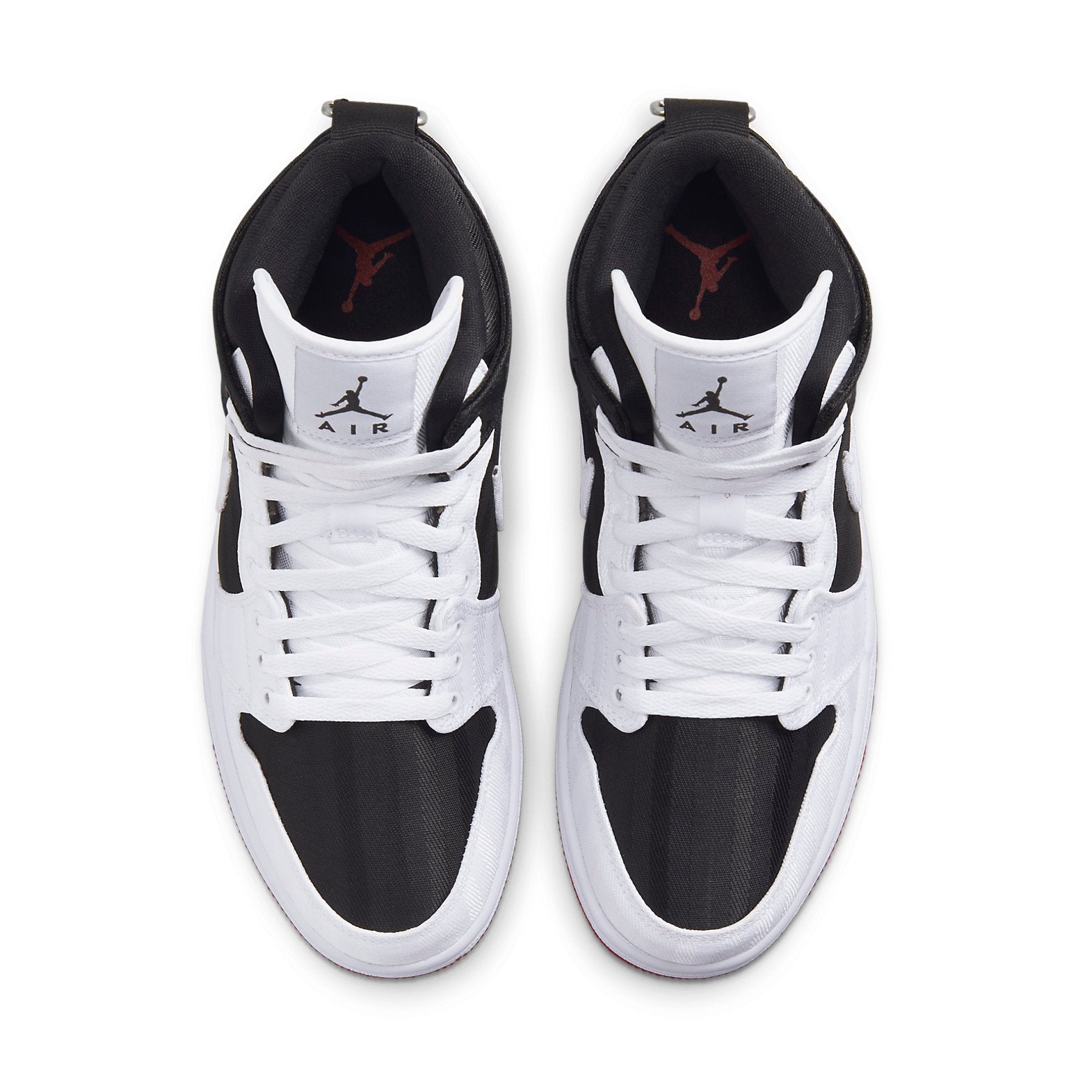 (WMNS) Air Jordan 1 Mid SE Utility 'White Black Gym Red' DD9338-016