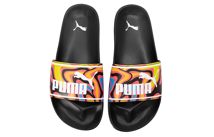 PUMA Leadcat 2.0 Graffiti Slide 'Black' 387238-01