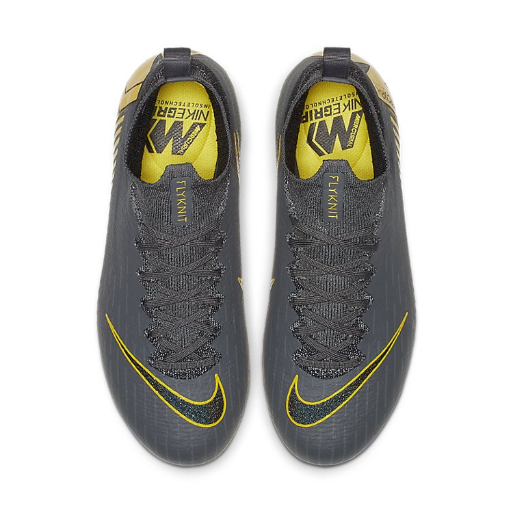 (GS) Nike Mercurial Superfly 6 Elite FG 'Grey Opti Yellow' AH7340-070