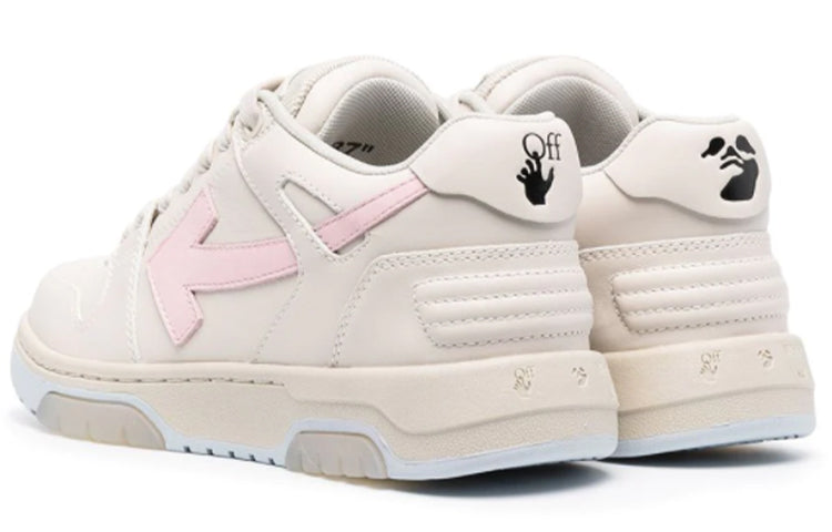(WMNS) OFF-THITE Out Of Office Arrow-motif Low-top Sneakers Pink OWIA259S21LEA0016130