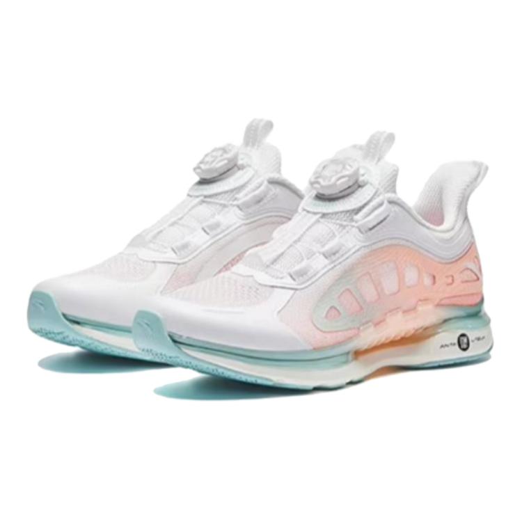 (GS) ANTA Running Series Sneakers 'White Orange Green' A322425577-5