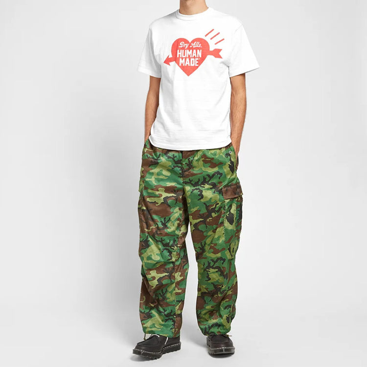 HUMAN MADE Logo Short-sleeved Unisex White HM18TE018