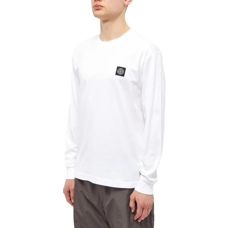 STONE ISLAND Long-Sleeve T-shirt 'White' 101522713-A0001