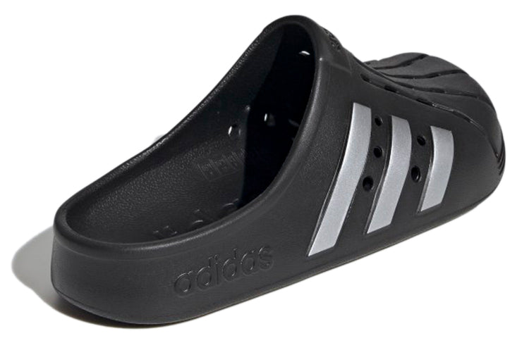adidas Adilette Clog 'Black Silver' FY8969