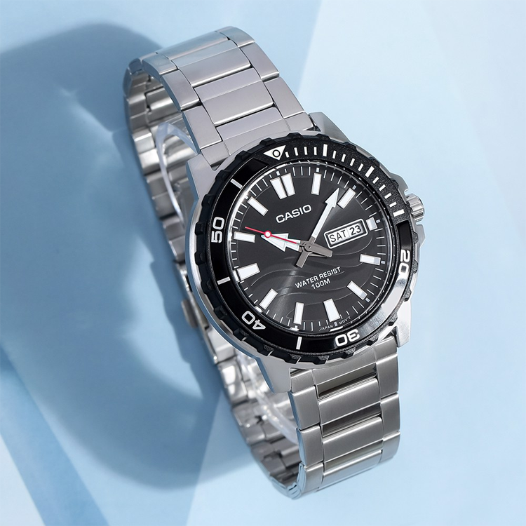 (WMNS) CASIO Analog 'Silver' MTD-125D-1A1VDF