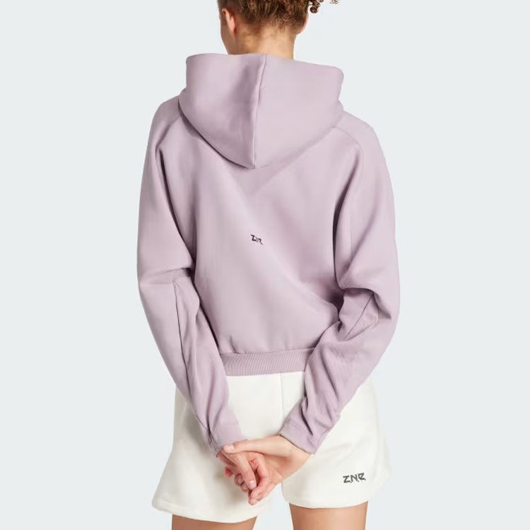 (WMNS) adidas Z.N.E. Full-Zip Hoodie Asia Sizing 'Purple' IS3934