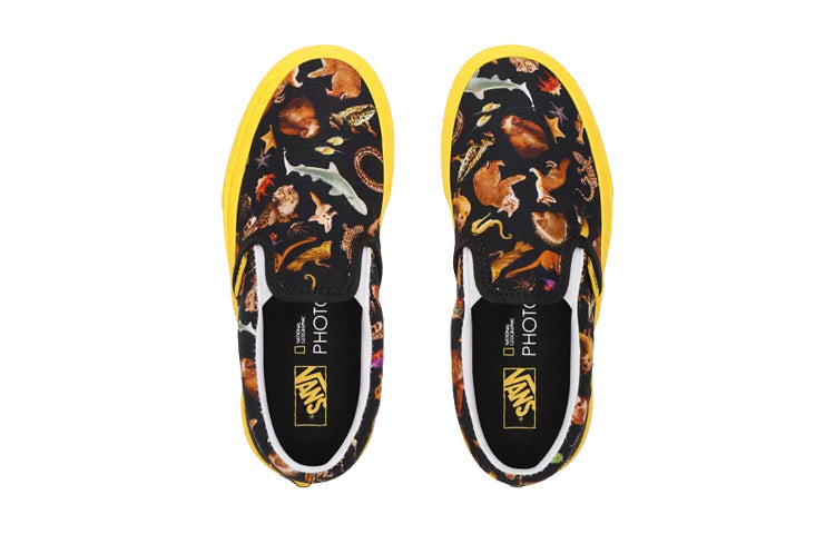 (PS) Vans x National Geographic Classic Slip-on 'Black' VN0A4BUTWK6