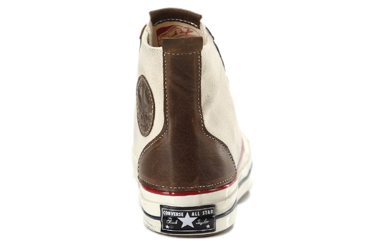 Converse Chuck 1970s Vintage High Top 'White Brown' 165782C