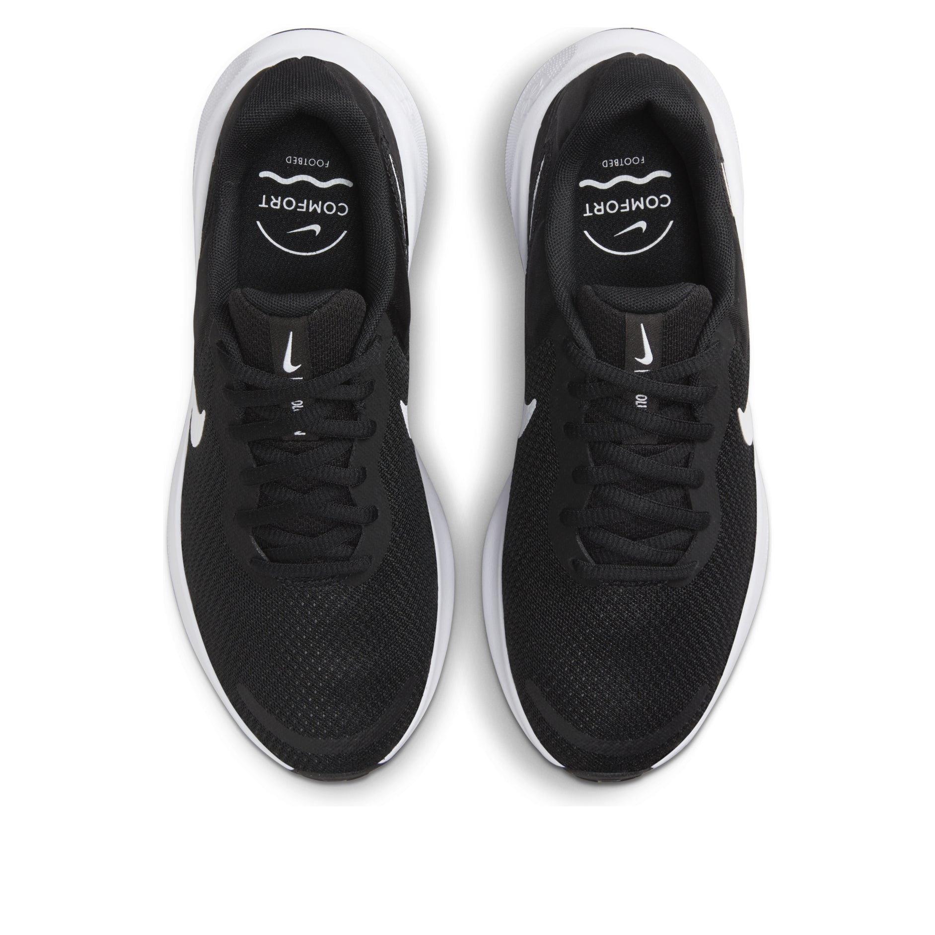 (WMNS) Nike Revolution 7 Road Running Shoes 'Black White'  FB2208-003