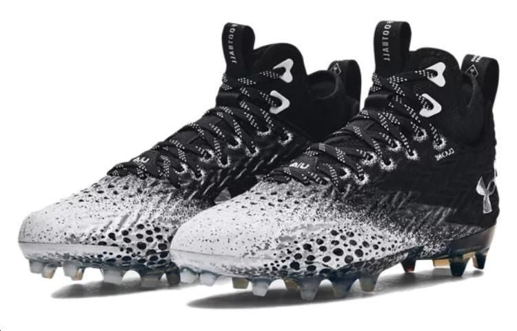(WMNS) Under Armour Spotlight Clone MC Football Cleats 'Black White' 3026343-001