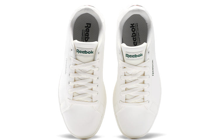 Reebok Court Series 1 Non-Slip Shock Absorption Low Tops Casual Skateboarding Shoes White GW2731