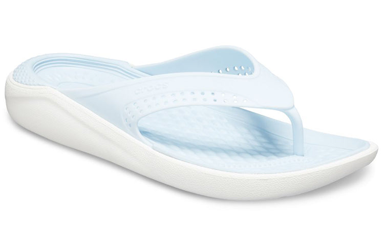 Crocs LiteRide Beach Cozy Stylish Unisex Light Blue Slippers 205182-4KA