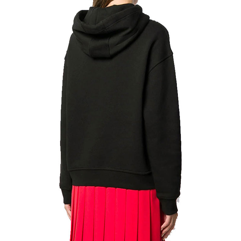 McQ Alexander McQueen Small Pattern hooded Long Sleeves Black 577663-RNH35-1011