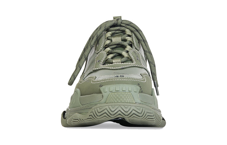 Balenciaga Triple S 'Allover Logo - Dark Green' 536737W2FA13510