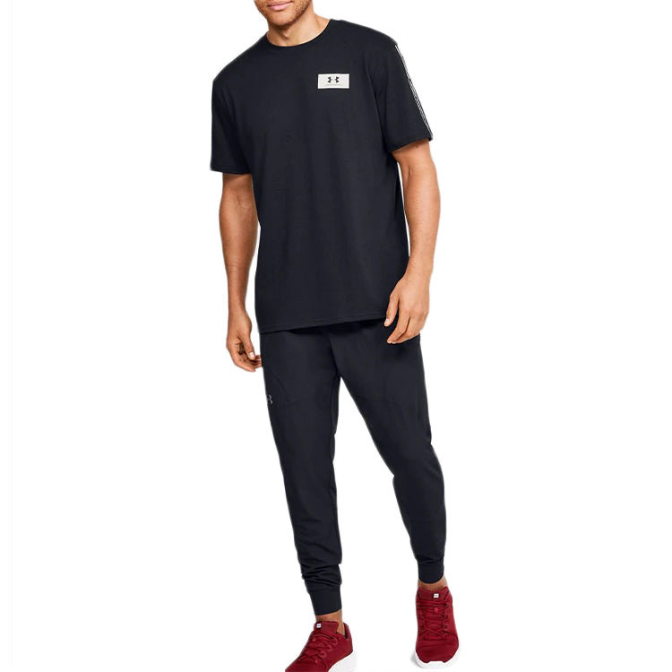 Men's Under Armour Performance Series Training Sports Short Sleeve Black 1351630-001