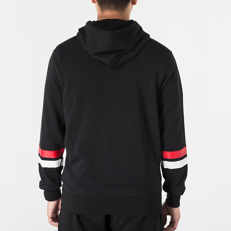 Converse Collegiate Text Pullover Hoodie Asia Sizing 'Black' 10017352-A01