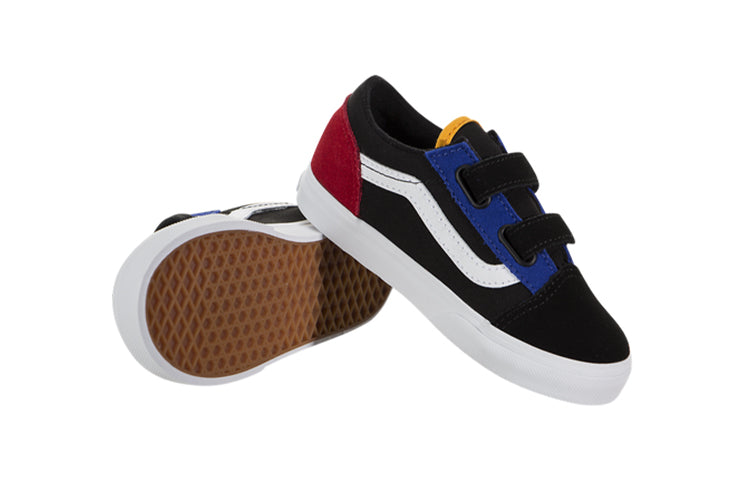 Vans Old Skool V Toddler 'Color Block - Black True White' VN0A38JNVIG