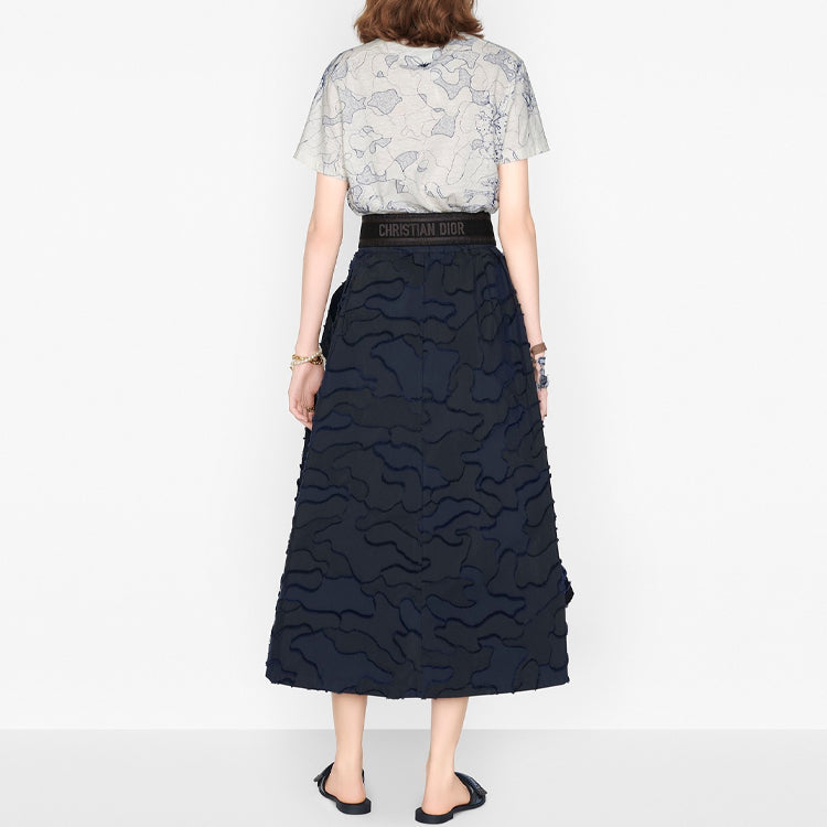 DIOR Around The World Cotton And Linen Blend For Blue 043T03PR446-X5882