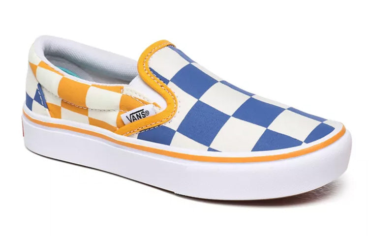 Vans Big Checker Comfycush Slip-On 'Yellow Blue' VN0A4UUBWIV