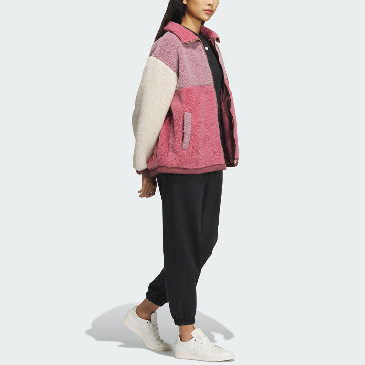 (WMNS) adidas Originals Sherpa Jackets 'Pink' IN0988
