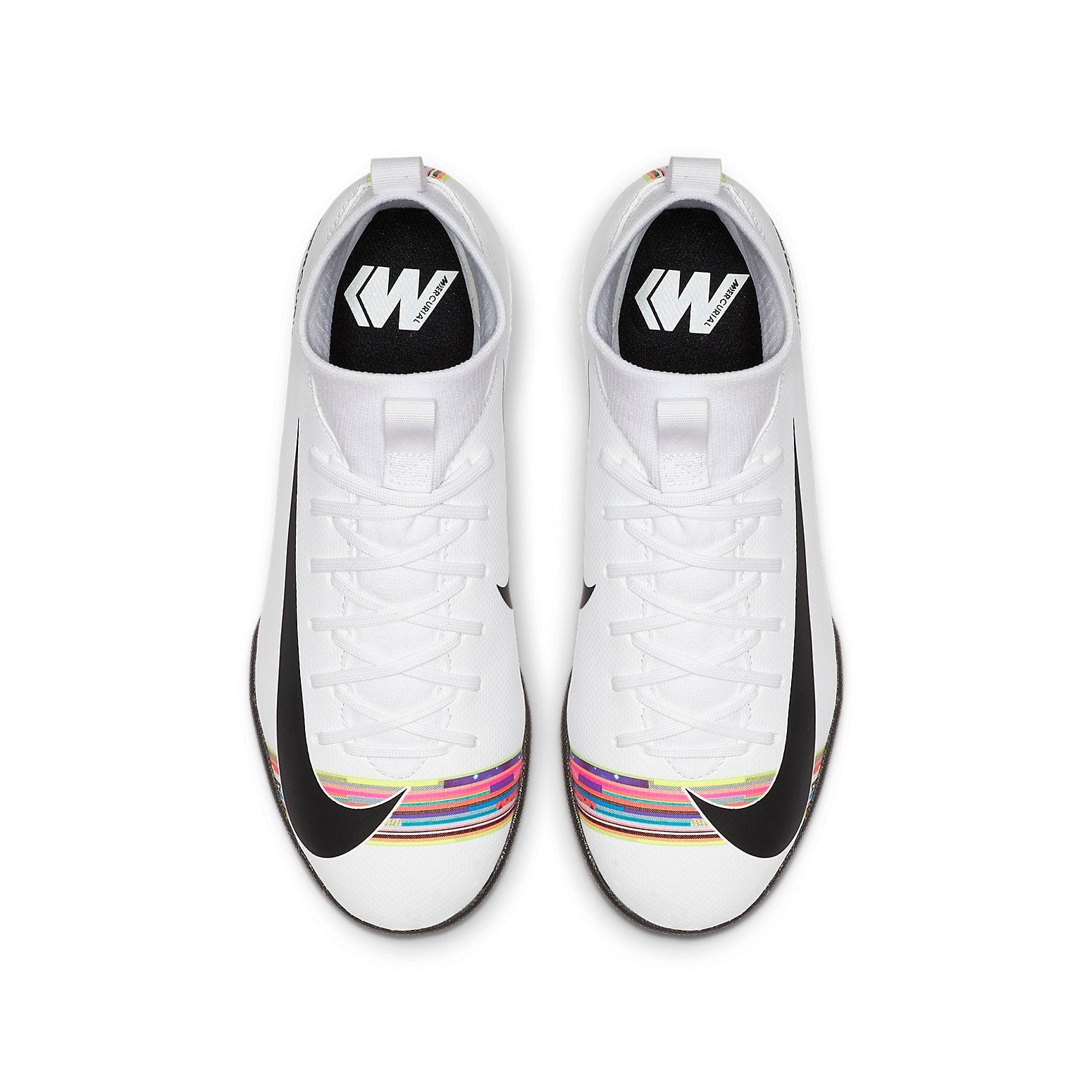 (GS) Nike Mercurial Superfly 6 Academy 'White Black Multicolor' AJ3110-109