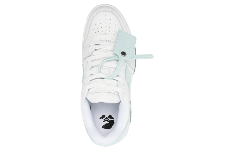 (WMNS) Off-White Out Of Office Low-Top Sneaker 'White Teal' OWIA259C99LEA0030151