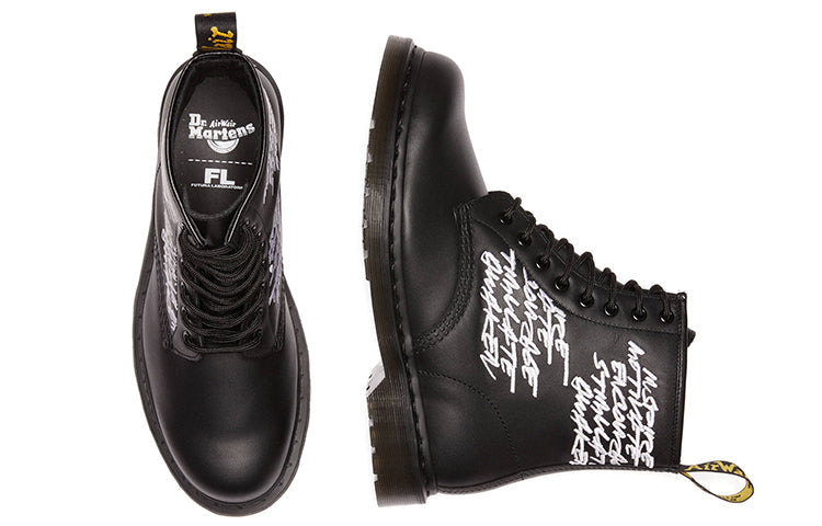 Dr. Martens Futura Laboratories x 1460 'Embroidered Black' 27596001