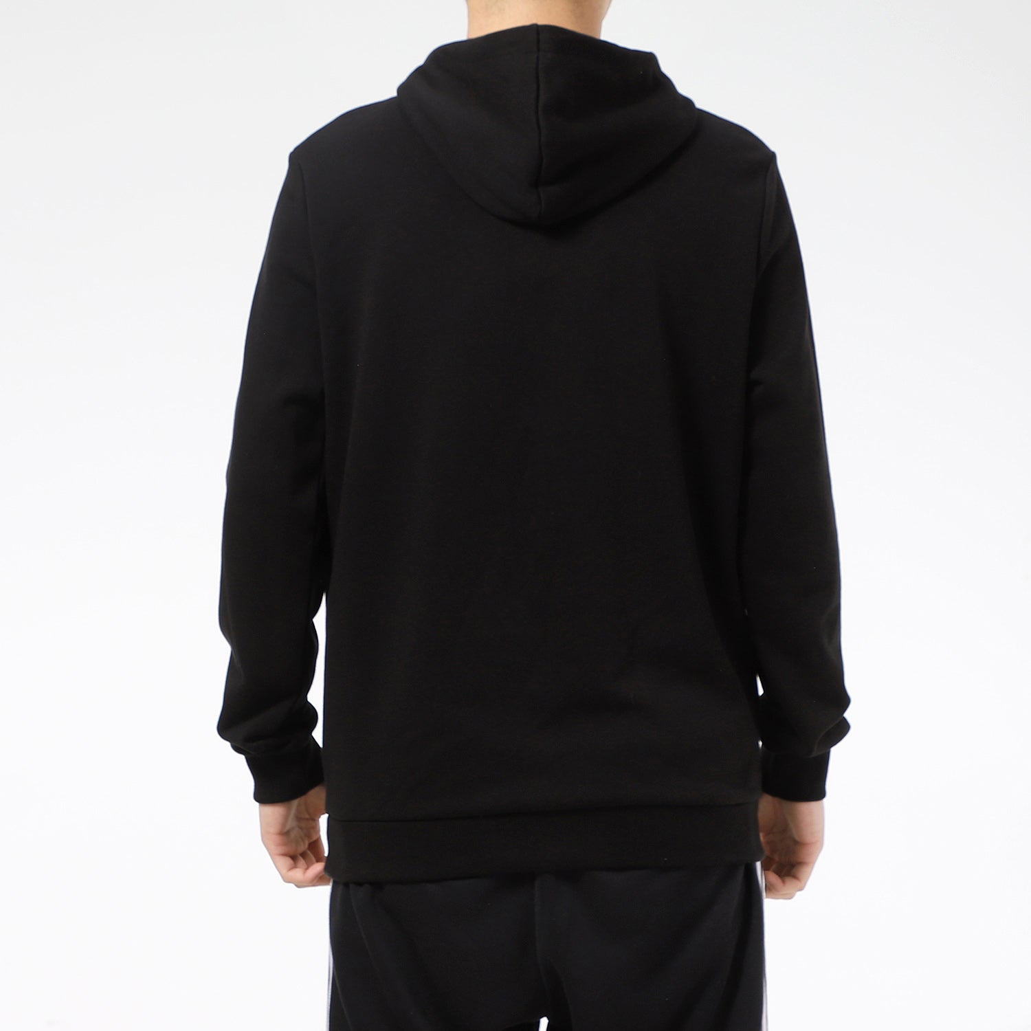 PUMA Amplified Logo Casual Sports Pullover Hooded Sweater Men's Black 588816-01