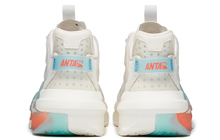 (WMNS) ANTA Badao Low 'White Orange Blue' 122138081-1