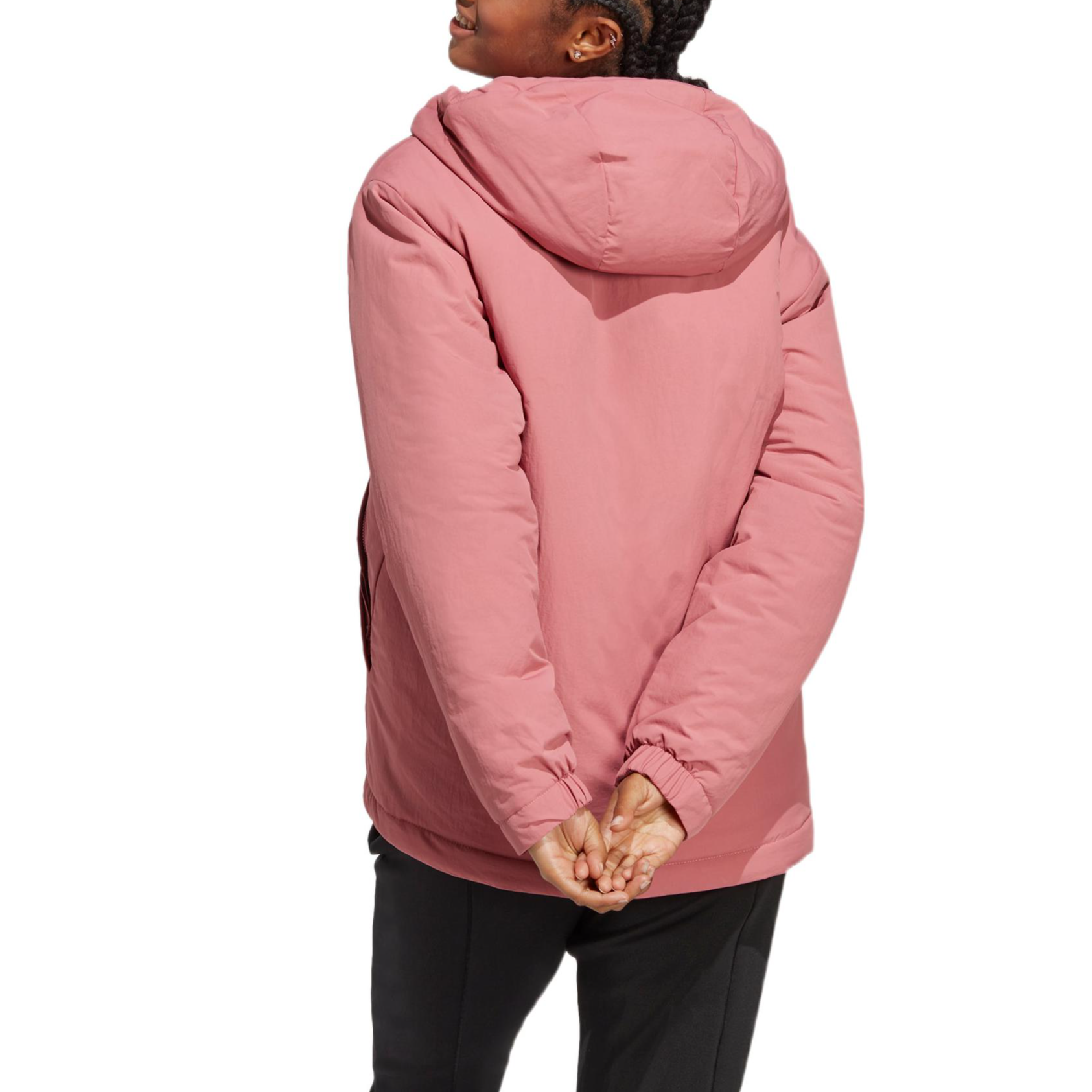 (WMNS) adidas BSC Sturdy Insulated Hooded Jacket 'Pink' HM2266