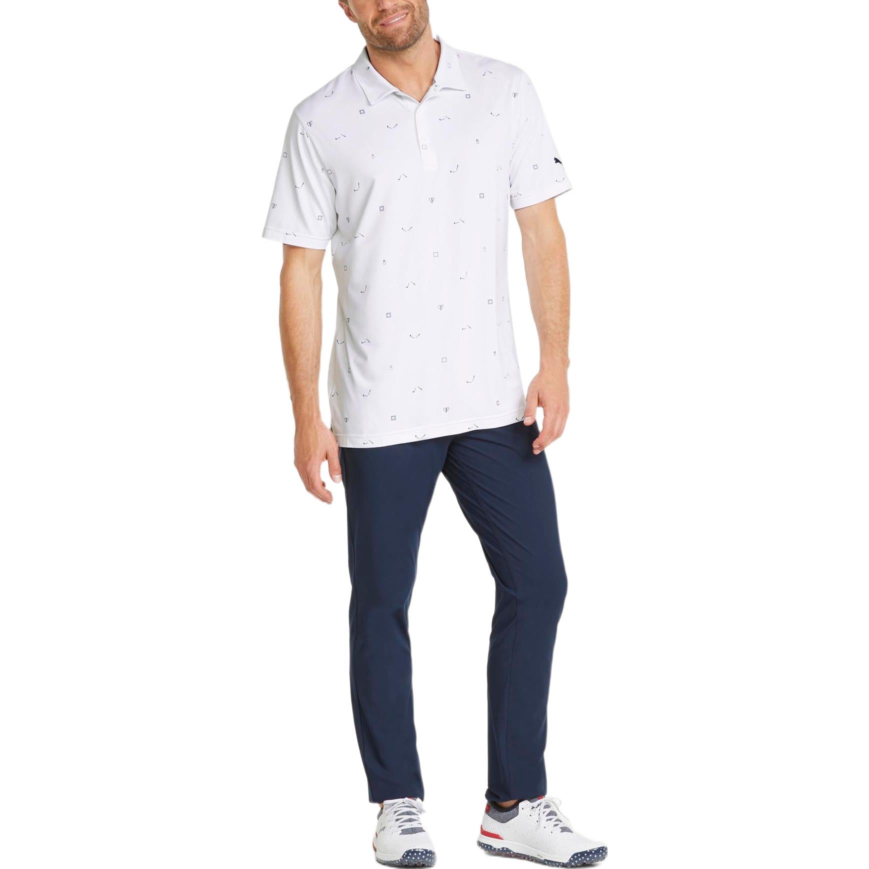 PUMA Cloudspun Love Golf Polo Shirt 'White' 533855-01