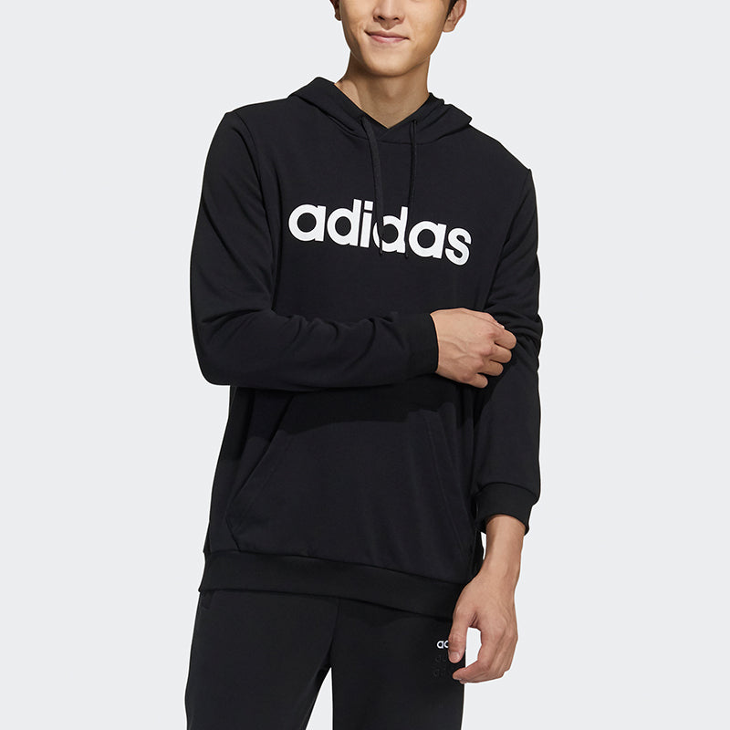 adidas neo M Ce Alphabet Printing Logo Sports Pullover Black GP4875