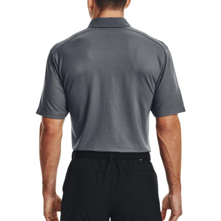 Under Armour Luxe Polo Shirts 'Grey' 1370150-012