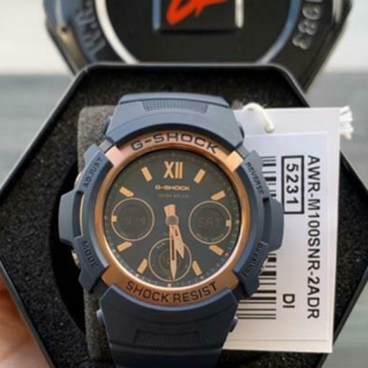 CASIO G-Shock Analog-Digital 'Blue' AWR-M100SNR-2A
