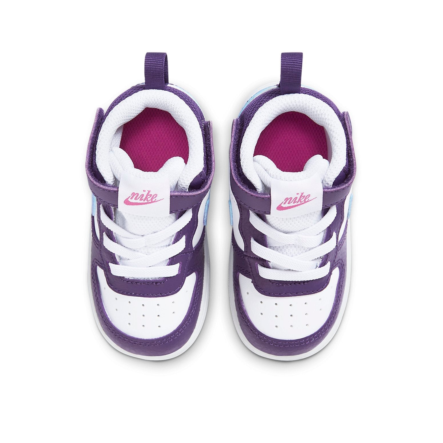 (TD) Nike Court Borough Mid 2 'Purple White Blue' CD7784-106